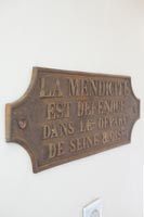 Rustic French sign