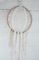 Decorative lace wall hanging