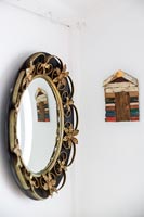 Decorative mirror on the wall