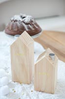 Wooden table decorations
