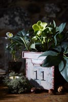 Green foliage table decorations