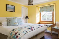 Colourful country bedroom