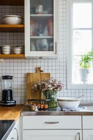 Cooking equipment in classic country kitchen