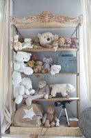 Soft toys in bedroom 