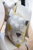 Detail of patterned cushions