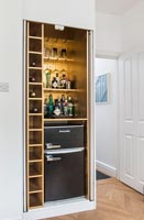 Storage area for drinks