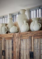 Detail of ornamental pots