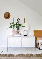 Modern sideboard with accessories