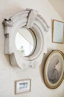 Detail of vintage mirror