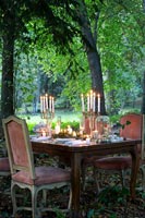 Outside dining table