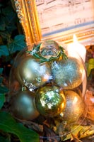 Detail of Christmas decorations