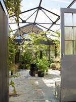 Courtyard of dairy conversion