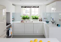 Modern gloss kitchen