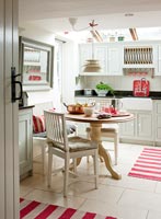 Detail of rustic country kitchen