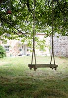 Rustic hanging swing