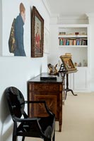 Antique cabinet in the bedroom