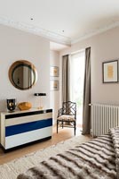 Chest of drawers in classic bedroom 