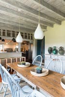 Country dining room and kitchen 
