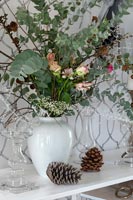 Detail of flowers in vase
