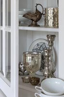 Detail of accessories in display cabinet