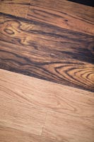 Detail of wooden floorboards 