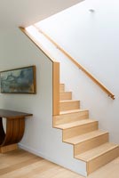 Wooden staircase 