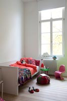 Modern colourful childrens bedroom 