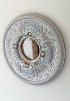 Moulded plaster mirror 
