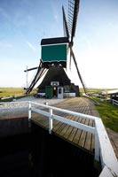 Exterior of Dutch windmill 