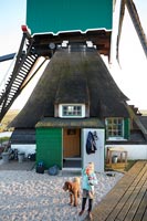 Contemporary living in a C16th Dutch Windmill - feature portrait 