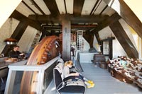 Contemporary living in a C16th Dutch Windmill - feature portrait 