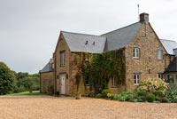 Exterior of large country house 