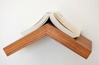 Modern book holder with book