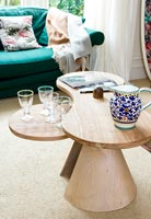 Unusual wooden coffee table 
