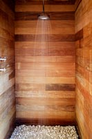 Wooden shower room 