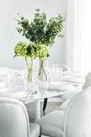 Small white dining table and chairs 