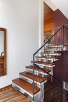 Modern open staircase 