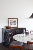 Traditional sideboard and dining table