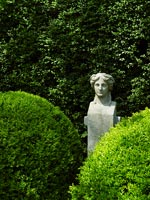 Statue in garden 