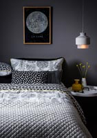 Modern grey bedroom