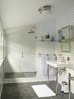 Classic white bathroom