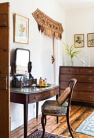 Dressing table in country bedroom 
