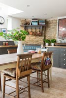 Modern country kitchen-diner 