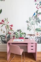Modern pink desk 