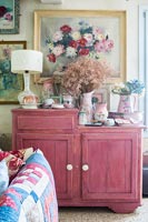 Colourful country sideboard 