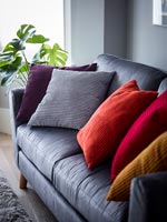 Modern colourful cushions 