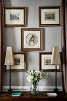 Display of framed pictures 