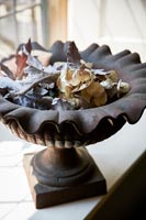 Close up potpourri in urn 
