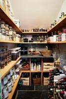Pantry in country kitchen 