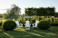 Country garden with furniture 